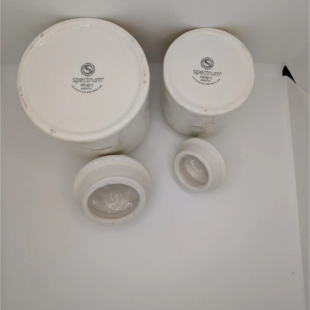 Spectrum Designz Farmwood Valley Fall Harvest Canister Set Sunflowers Pumpkins
